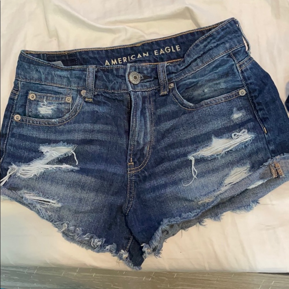 americana eagle jean shorts